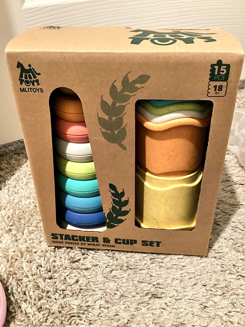 MILO T OYS Stacker & Cup Set 15-Piece